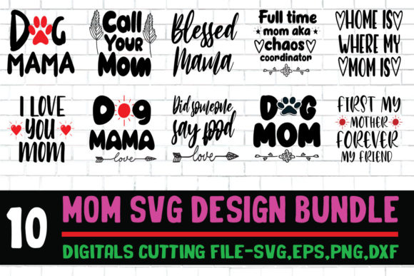 10 Mom Cutting Print Ready Files Review for Real Embroidery Projects