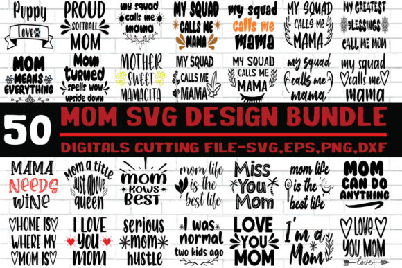 50 Mom Cutting Files: An Embroidery Review
