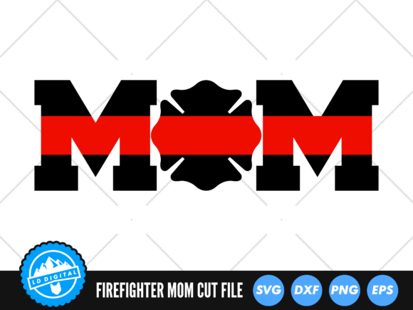 Firefighter Mom Badge SVG: A Designer's Stitch Review