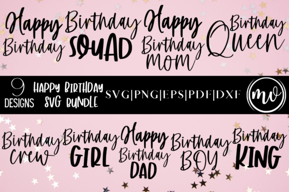 Happy Birthday SVG Bundle - 9: An Embroidery Review